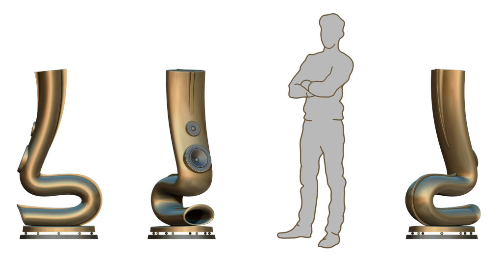 Transmission line Kuman speaker prototype